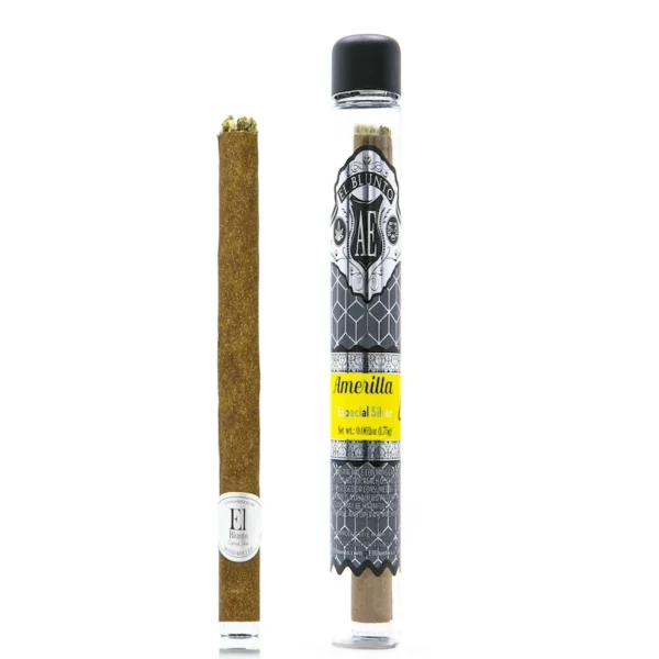 EL Blunto Especial Silver Amerilla is one of a variety of Premium Luxury and Exquisite cannabis cigar brands sold by 420cannagars.com shop now.