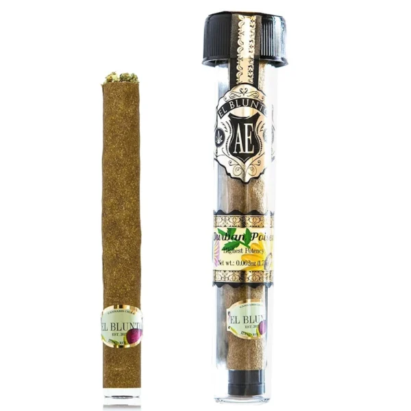 EL Blunto Especial Silver Birthday Poison is one of a variety of Premium Luxury and Exquisite cannabis cigar brands sold by 420cannagars.com shop now.