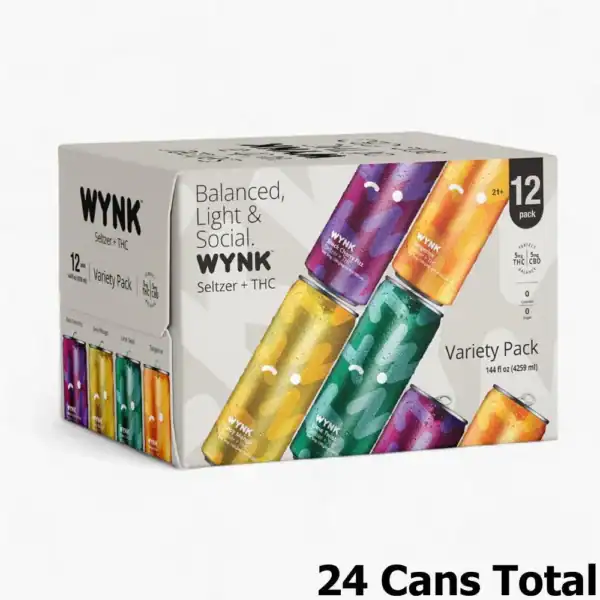 wynk seltzer is one of a variety of cannabis-infused drinks sold by 420cannagars.com for your benefit and pleasure. Order today. You will love it!!